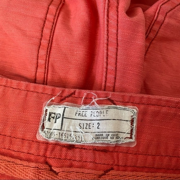Free People Women's Pink Shorts Size 2 - Picture 2 of 4